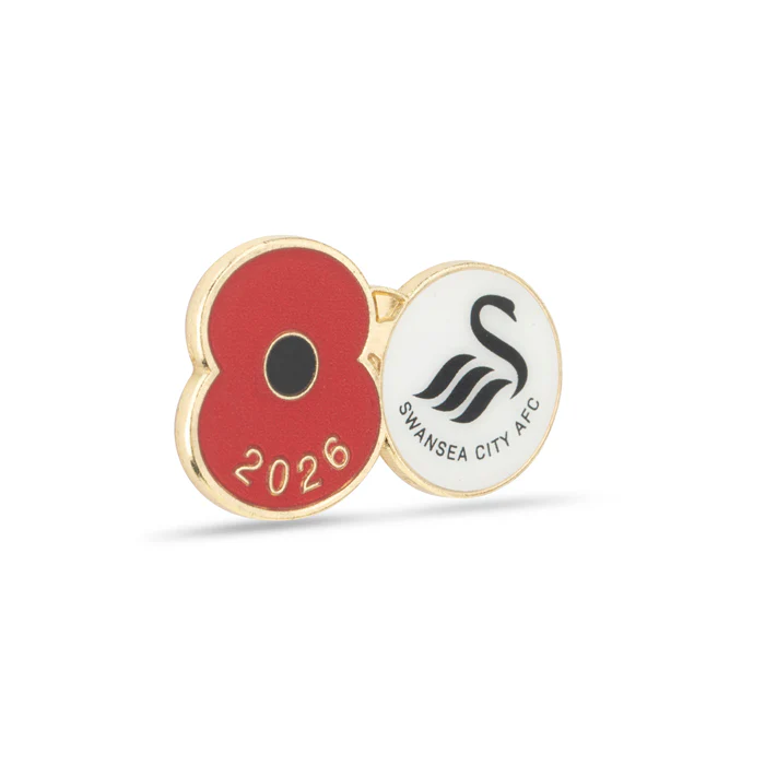 Swansea City Poppy Football Pin 2026 - Image 3