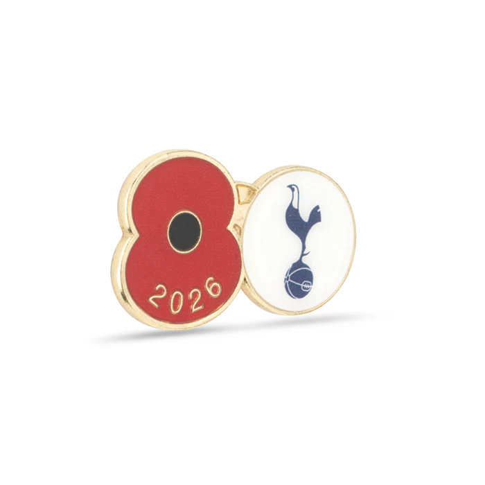 Tottenham Hotspur Poppy Football Pin 2026 - Image 3