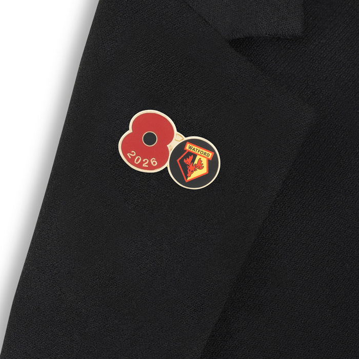 Watford Poppy Football Pin 2026 - Image 4