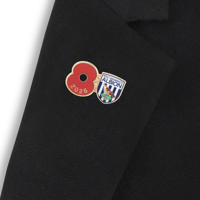 West Bromwich Albion Poppy Football Pin 2026 - Image 4