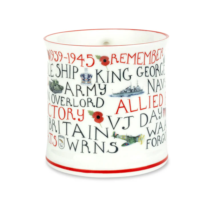 World War II Bone China Commemorative Mug - Image 2